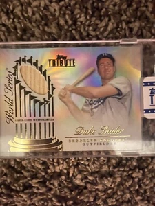 2012 Topps Tribute Duke Snider World Series Relic /99 Brooklyn Dodgers - Picture 1 of 2