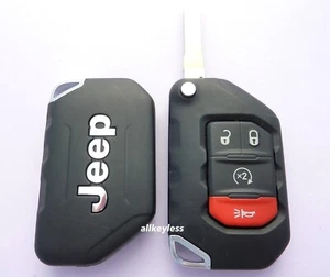 OEM JEEP WRANGLER GLADIATOR 2018-25 flip smart keyless remote key fob OHT1130261 - Picture 1 of 6