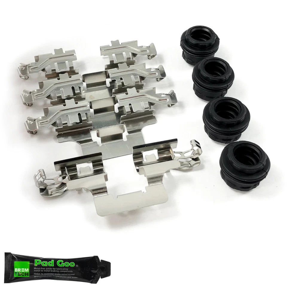 REAR BRAKE PAD FITTING KIT ANTI RATTLE SHIMS FITS: AUDI A5 2016-> 300MM BPF0128A - Image 1 of 1