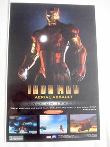 2009 Color Ad Iron Man Aerial Assault Videospiel - Bild 1 von 1