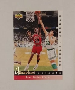 1992-93 Upper Deck Jerry West Selects #JW9 Michael Jordan Chicago Bulls - Foto 1 di 3