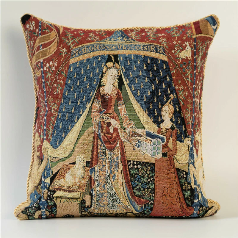 Jacquard cushion fabric double-sided car recliner decoration classic lady - Image 1 of 1