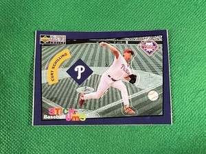 1998 Collector's Choice Stick 'Ums #21 Curt Schilling Philadelphia Phillies