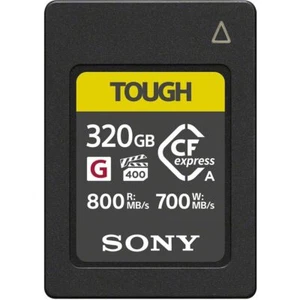 Sony 320GB CFexpress Type A TOUGH Memory Card (800MB/s Read | 700MB/s Write)