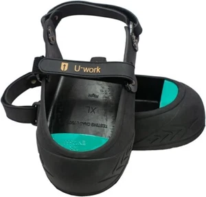 U-Work Safety Overshoes Steel Toe Caps Titanium Aluminum Alloy Toe Shoe Cover XL - Picture 1 of 7