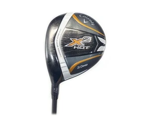 LH Callaway X2 Hot Pro 14.5* 3 Deep Graphite Aldila Tour Green 75 Regular Flex - Picture 1 of 5