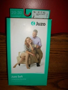 Juzo 2001 Soft 20-30 Closed Toe Knee High Compression Stockings w/Silicone Band - Picture 1 of 1