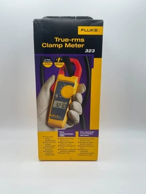 Fluke 323 Clamp Meter True Tester RMS 600V AC DC Measures AC Current 400 Amp - Image 1 of 4