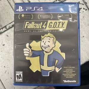 Fallout 4 - Edizione Gioco dell'Anno - Sony PlayStation 4 -CIB -Poster-Testato - Foto 1 di 11