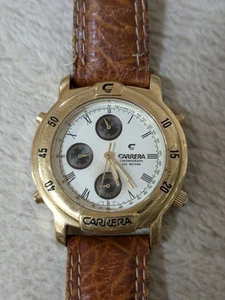 Carrera Analog Quartz Men French Chronograph Watch Vintage 261711168 - Picture 1 of 3