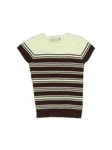 Sweet Threads Girls Brown Short Sleeve Turtleneck 5 - Picture 1 of 2