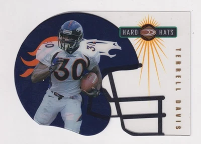 1999 Donruss Preferred HARD HATS QBC ACETATE #6 TERRELL DAVIS 1630/3000 Broncos - Image 1 of 2
