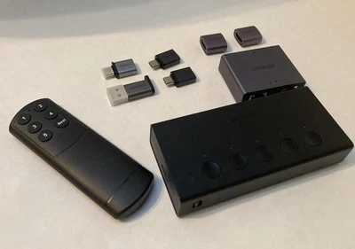 Paquete UGreen: conmutador HDMI de 5 en 1 salida, Gigabit Ethernet Spitter, USBa a USBc... Foto 1 de 4