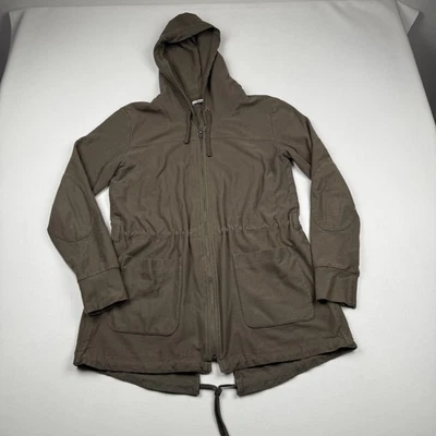 James Perse Jacket Womens Large Hooded Full Zip Parka WWA2987CU - Image 1 of 4