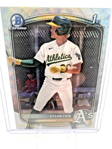 Dylan Fein 2025 Bowman Chrome BCP-47 SPECKLE WAVE REFRACTOR 048/350 - Picture 1 of 2