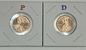 2025 PD P D ABRAHAM LINCOLN SHIELD CENT BRILLIANT UNCIRCULATED ⭐ READY 2 SHIP - Picture 1 of 1