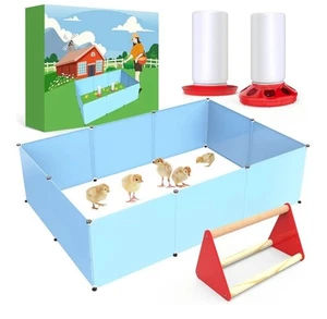 Baby Chick Starter Home Kit w/Feeder and Waterer Easy Assembly Great for Kids - Picture 1 of 5