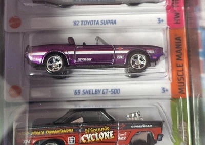HOT WHEELS 2023 SUPER TREASURE HUNT '69 SHELBY GT-500 Gt500 Mustang Purple - Image 1 of 3