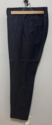 Pantalón Canali Lana Lino Hecho en Italia Frente Plano Talla EU48 US30 Sin Puños Foto 1 de 4