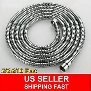 1.5/2/3M Flexible Shower Head Hose Handheld Extra Long Stainless Steel Bathroom - Picture 1 of 12