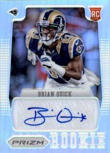 2012 Panini Prizm Autographs Prizms #206 Brian Quick /99