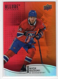 Nick Suzuki 21-22 UD Allure Rainbow Red/Orange #R-66 Montreal Canadiens - Imagen 1 de 1