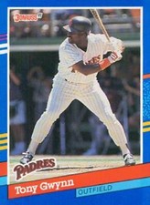 1991 Donruss #243 Tony Gwynn Period After Inc. San Diego Padres HOF