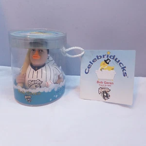 Celebriducks Rubber Duck - Bob Green River Cats Baseball Player - NEW in Package - Picture 1 of 4