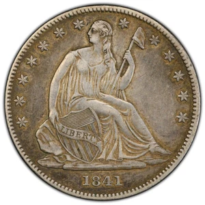 1841-O Seated Liberty Half Dollar PCGS XF-40 - Picture 1 of 2