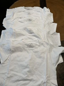 Fruit Of The Loom T Shirts Boys Girls Kids Cotton SS Plain School Top Sz 4 Lot 5 - Picture 1 of 1