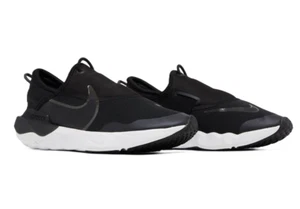 Nike GS React Flow GS Running Trainers Black/White DD3724-001 g - Picture 1 of 5