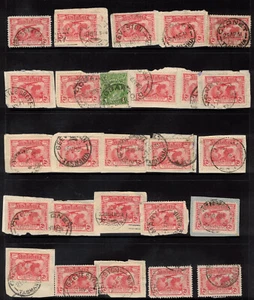 1931 2d Kingsford Smith's World Flights x 25, Shades and Postmarks - Free Post - Picture 1 of 1