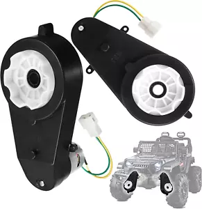 2Pcs 24V 40000RPM Kids Ride On Car Gearbox Motor Power Wheels Motor Gearbox - Picture 1 of 12