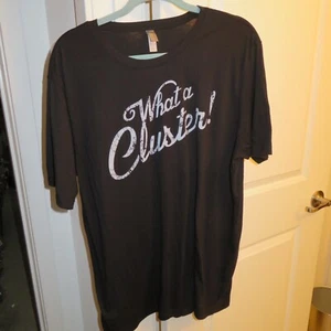 Goo Goo Cluster Black T-Shirt Womens XXL Made in Nashville What a Cluster! - Picture 1 of 5