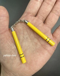 1/6 scale Bruce Kung Fu yellow Nunchaku Game of Death for 12'' Figure Doll - Picture 1 of 2