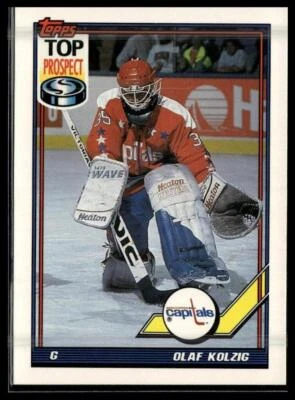 1991-92 Topps #290 Olaf Kolzig - Image 1 of 2