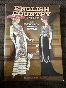 English Country Paper Dolls in the Downton Abbey Style Eileen Rudisil Uncut - Picture 1 of 3