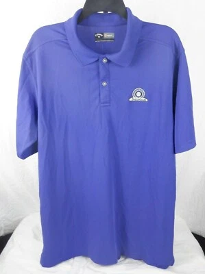 Men’s Callaway Golf Shirt XL Purple Ballen Isles Opti-Dry Polo Shirt - Image 1 of 4