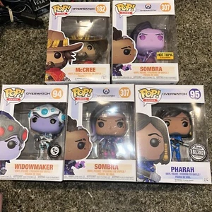 Lot Of 5 Funko Pop! Vinyl: Overwatch - Sombra - Hot Topic And Others Bag9 - Picture 1 of 8