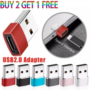 Convertitore Adattatore Usb-C Tipo C A Usb Alimentazione Trasferimento Dati . - Zdjęcie 1 z 21