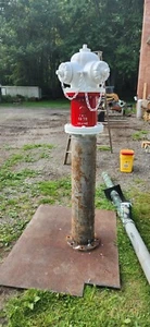 Antique East Jordon , Fire Hydrant. With extention restored. 1978 - Picture 1 of 3