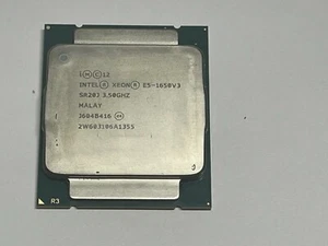 Intel Xeon E5-1650V3 3.50GHz CPU 6-core Socket LGA2011-3 Processor SR20J - Picture 1 of 2