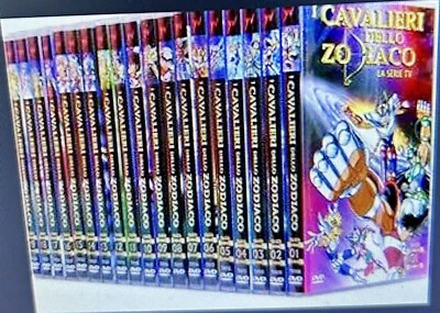 DVD I CAVALIERI DELLO ZODIACO SERIE COMPLETA 19 DVD + OMAGGIO SERIE HADES BLURAY - Immagine 1 di 3