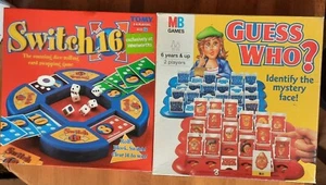 TWO GAMES: Switch 16 Traditional Family Board game ++ Guess Who? - Picture 1 of 18