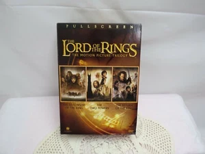 THE LORD OF THE RINGS THE MOTION PICTURE TRILOGY DVD BOX GIFT SET 6 DISC SET - Picture 1 of 3