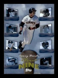 1998 Topps Clout Nine # C7 Barry Bonds Card (B65) San Francisco Giants - Picture 1 of 2