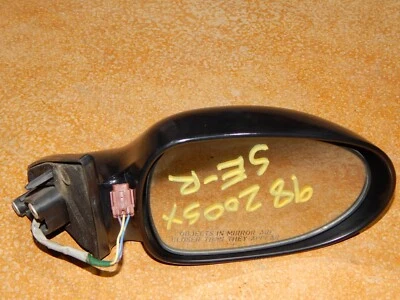 Espejo retrovisor eléctrico 95 96 97 98 Nissan 200SX pasajero derecho negro OEM Foto 1 de 4