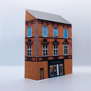 Tarjeta de estilo ciudad calibre oo escala 1/76 modelo ferrocarril C122 - Imagen 1 de 5