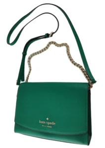 Kate Spade Convertible Crossbody WKR00119 Saffiano Leather Wintergreen (300) NWT - Picture 1 of 10