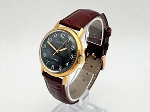 WOSTOK 2409 Gilding Vintage Mechanical Wristwatch Vostok USSR Serviced Watch - Picture 1 of 12